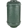 Pamono Parisian Public Trash Can in Green Enameled Cast Iron, 1970s> Garden Accessories
