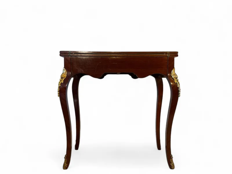 Pamono Parquetry Game Table with Green Felt Top, 1950s> Game Tables