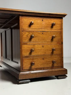Pamono Partner Desk in Teak><noscript><img width=