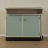 Pamono Pastel Kitchen Cabinet with Table, 1950s> Cabinets & Wardrobes