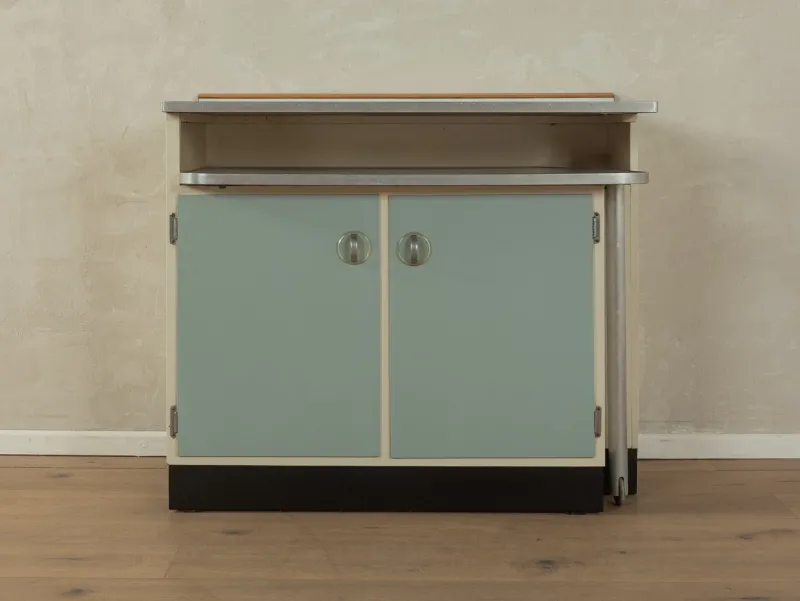 Pamono Pastel Kitchen Cabinet with Table, 1950s> Cabinets & Wardrobes