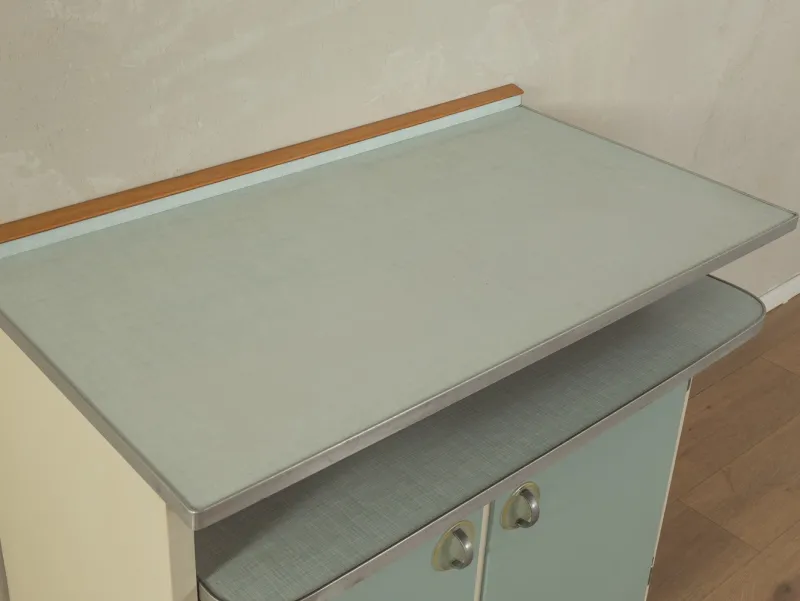 Pamono Pastel Kitchen Cabinet with Table, 1950s> Cabinets & Wardrobes