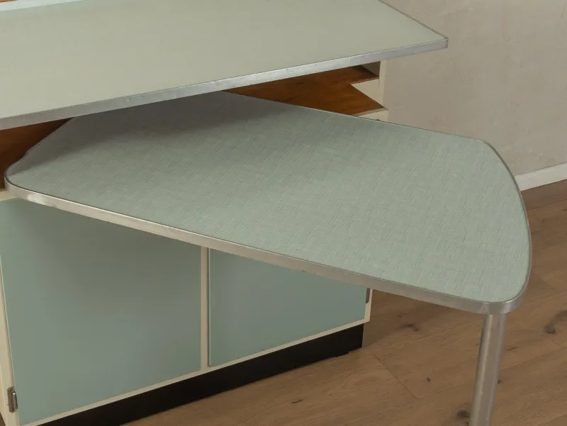 Pamono Pastel Kitchen Cabinet with Table, 1950s> Cabinets & Wardrobes