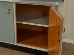 Pamono Pastel Kitchen Cabinet with Table, 1950s><noscript><img width=