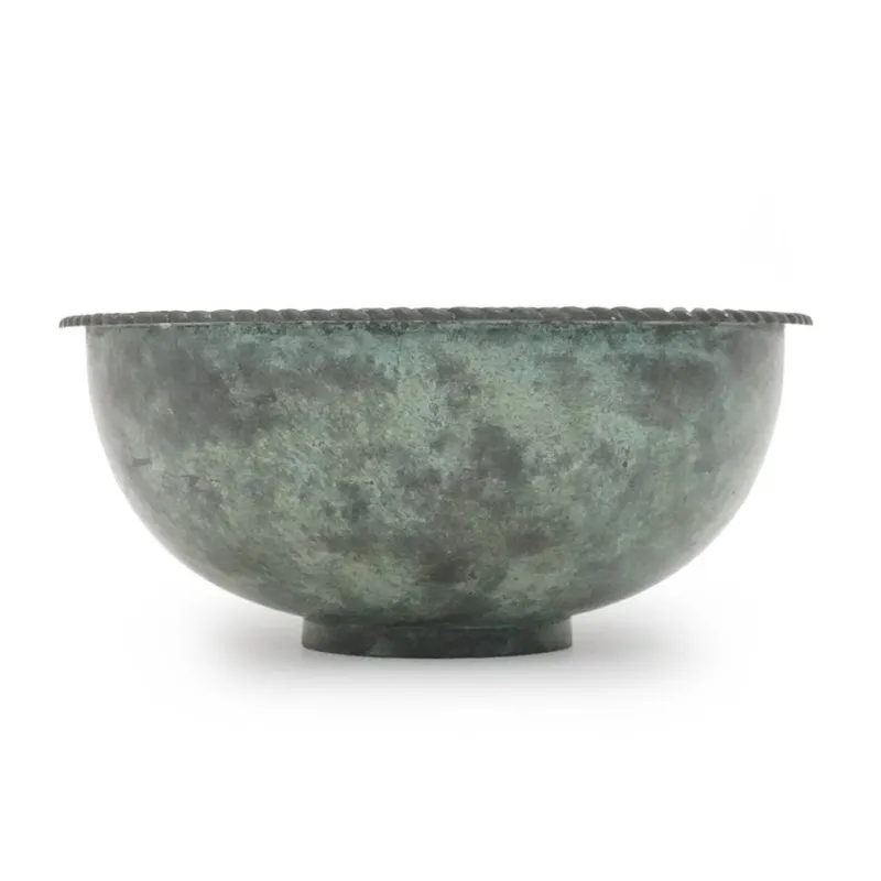 Pamono Patinated Bronze Bowl, 1930s> Bowls