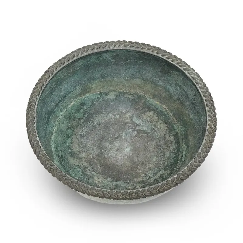Pamono Patinated Bronze Bowl, 1930s> Bowls