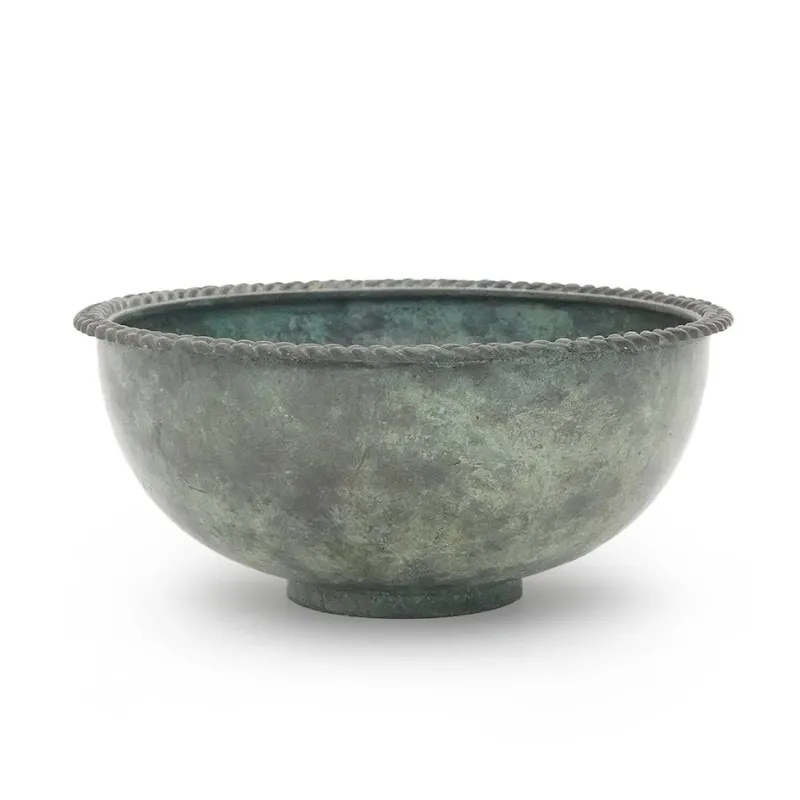 Pamono Patinated Bronze Bowl, 1930s> Bowls