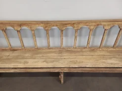 Pamono Patinated Church Bench in Fir><noscript><img width=