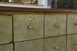 Pamono Patinated 24-Drawer Craft Cabinet, 1950s><noscript><img width=