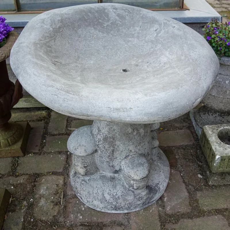 Pamono Patinated Gray Concrete Mushrooms Chairs> Garden Accessories