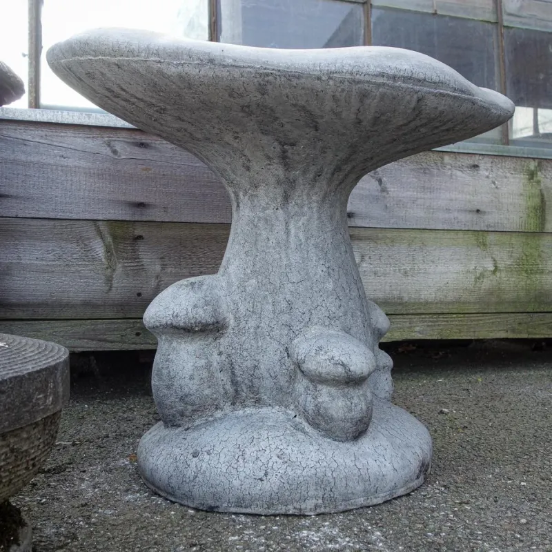 Pamono Patinated Gray Concrete Mushrooms Chairs> Garden Accessories