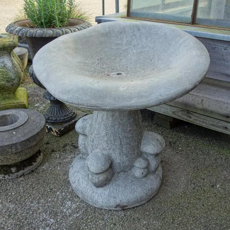 Pamono Patinated Gray Concrete Mushrooms Chairs> Garden Accessories