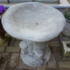 Pamono Patinated Gray Concrete Mushrooms Chairs><noscript><img width=