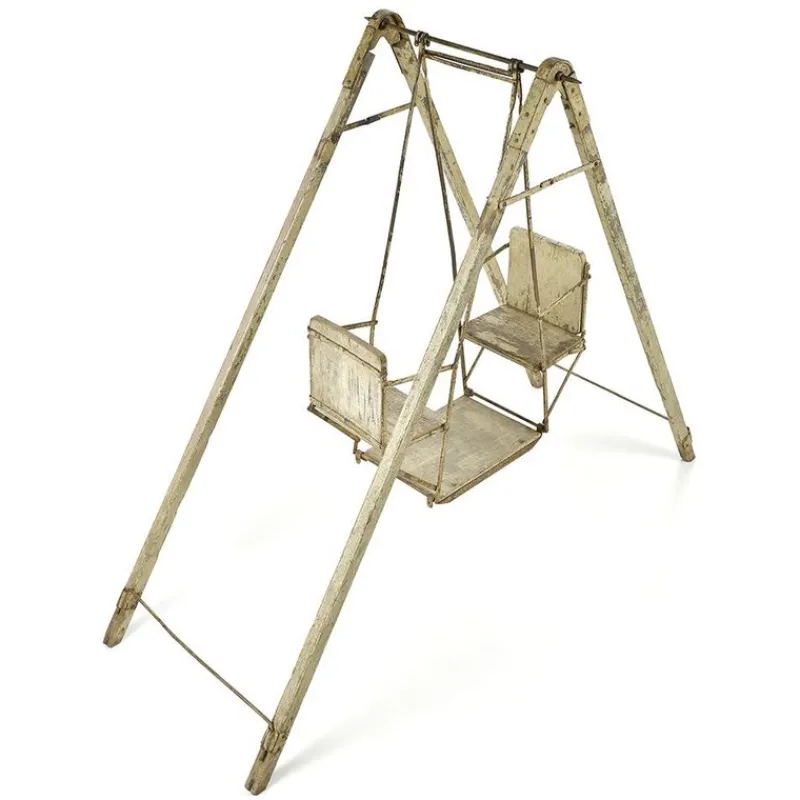 Pamono Patinated Iron Outdoor Swing