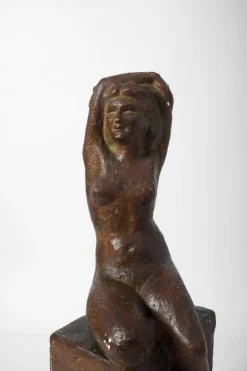 Pamono Patinated Nude Woman, 1940s, Plaster><noscript><img width=