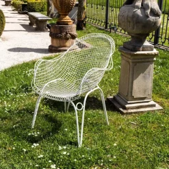 Pamono Patio Furniture Set, Italy, 1950s, Set of 6> Garden Seating