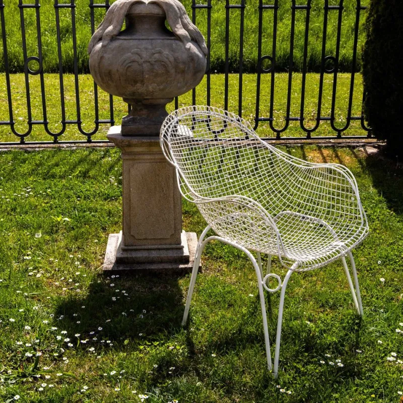 Pamono Patio Furniture Set, Italy, 1950s, Set of 6> Garden Seating