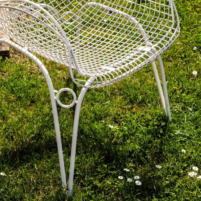 Pamono Patio Furniture Set, Italy, 1950s, Set of 6> Garden Seating
