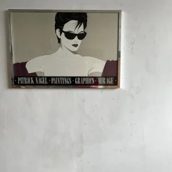 Online Pamono Patrick Nagel, Female Figure, 1980s, Giclée Print, Framed