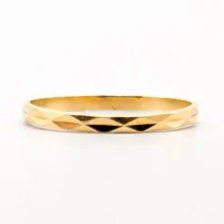 Pamono Patterned Ring in 18k Gold> Rings