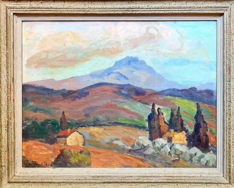 Pamono Paul Guillaume, Fauvist Landscape, 1890s-1910s, Oil Painting, Framed> Impressionist|Painting