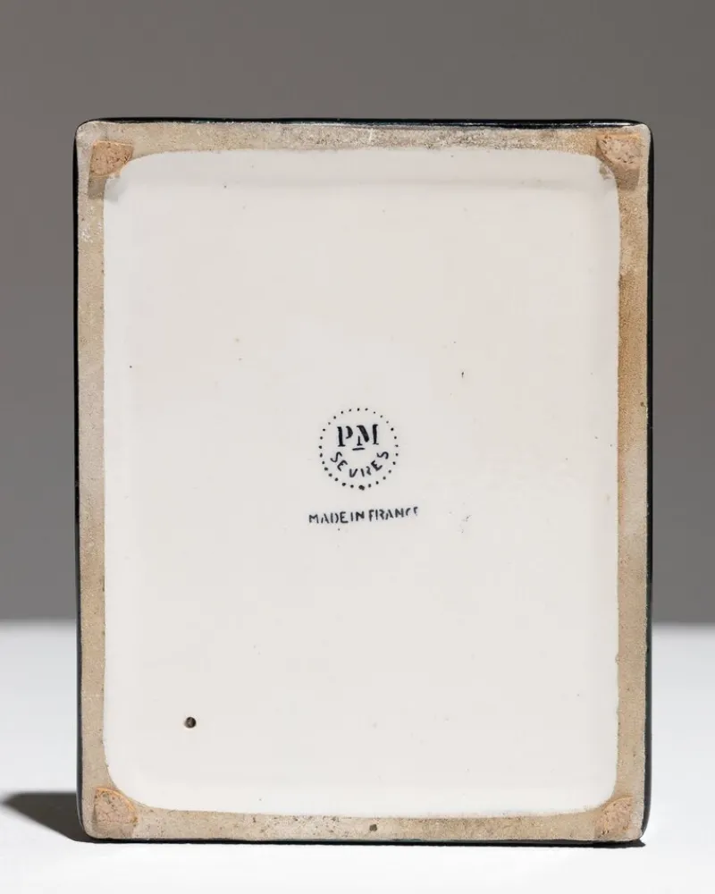 Outlet Pamono Paul Milet, Antelope Head Sculpture, 1930s, Porcelain