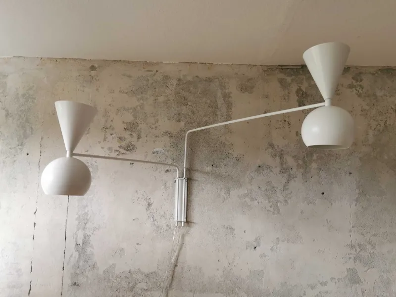 Pamono Paz Light with 2 Arms by Juanma Lizana> Wall Lights & Sconces