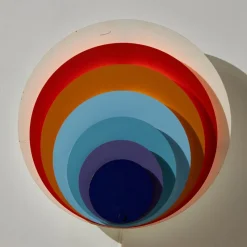 Pamono Peacock Wall Lamp by Bent Karlby for Lyfa, 1970s