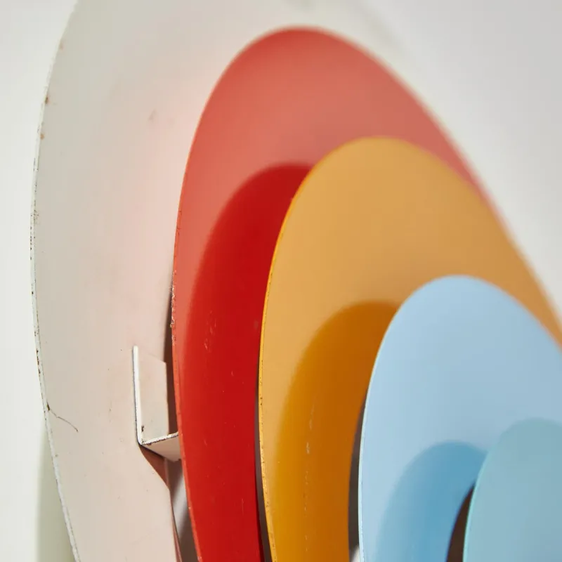 Pamono Peacock Wall Lamp by Bent Karlby for Lyfa, 1970s