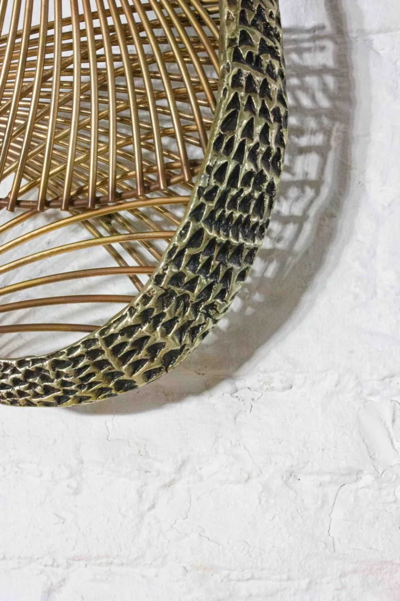 Pamono Peacock Wall Sculpture in Brass by Curtis Jere, 1980s> Wall Decor