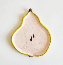 Sale Pamono Pear Plates by Federica Massimi, Set of 2
