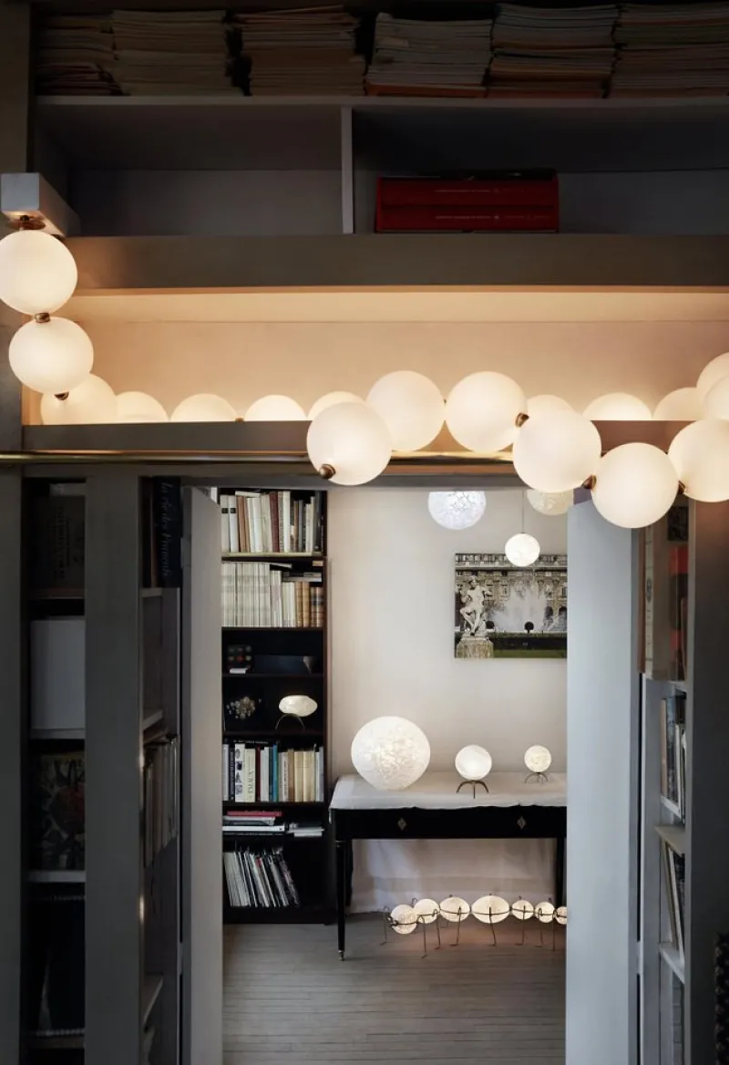 Pamono Pearl Necklace Pendant Light by Ludovic Clément d'Armont> Ceiling Lights