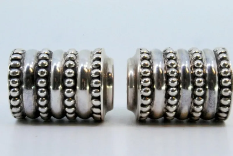 Pamono Pearlized Silver Salt and Pepper Shakers, Set of 2> Salt & Pepper Shakers