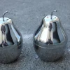Pamono Pear-Shaped Ice Boxes in Steel, Italy, 1970s, Set of 2> Ice Buckets & Wine Coolers