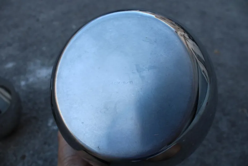 Pamono Pear-Shaped Ice Boxes in Steel, Italy, 1970s, Set of 2> Ice Buckets & Wine Coolers