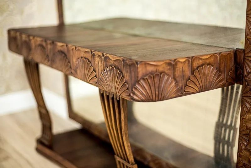Online Pamono Pearwood Vanity Table with Mirror, 1900s