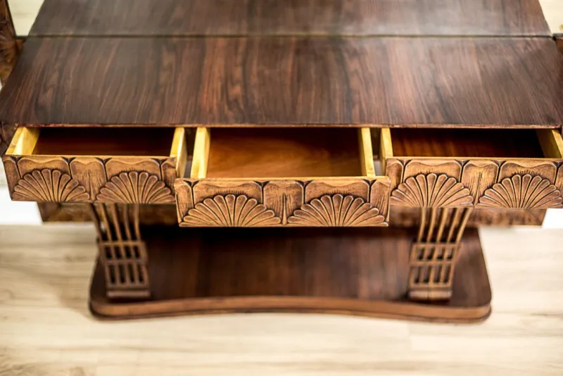 Online Pamono Pearwood Vanity Table with Mirror, 1900s
