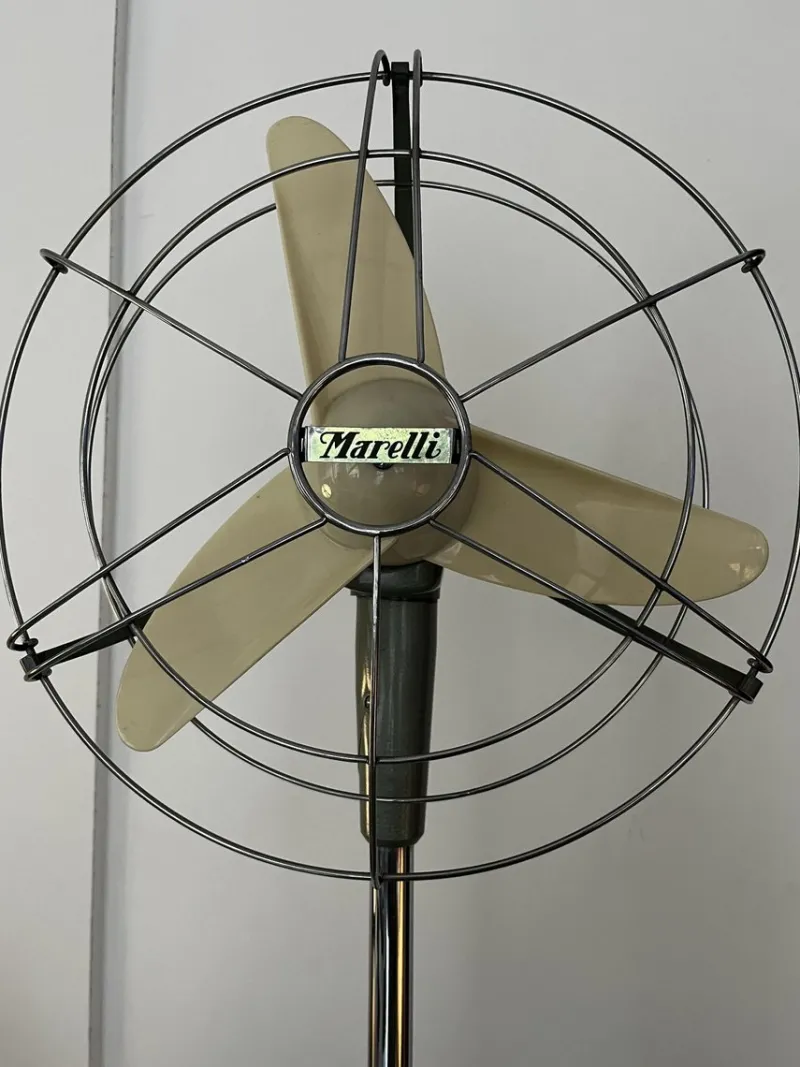 New Pamono Pedestal Fan by Marelli, Italy, 1950s