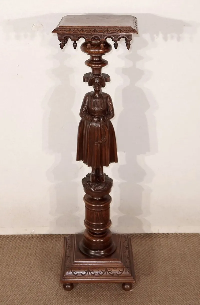 Best Pamono Pedestal in Chestnut - 1920s