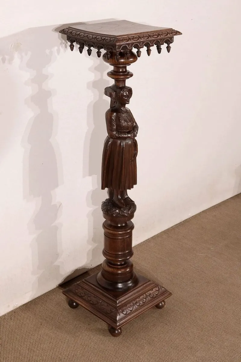 Best Pamono Pedestal in Chestnut - 1920s
