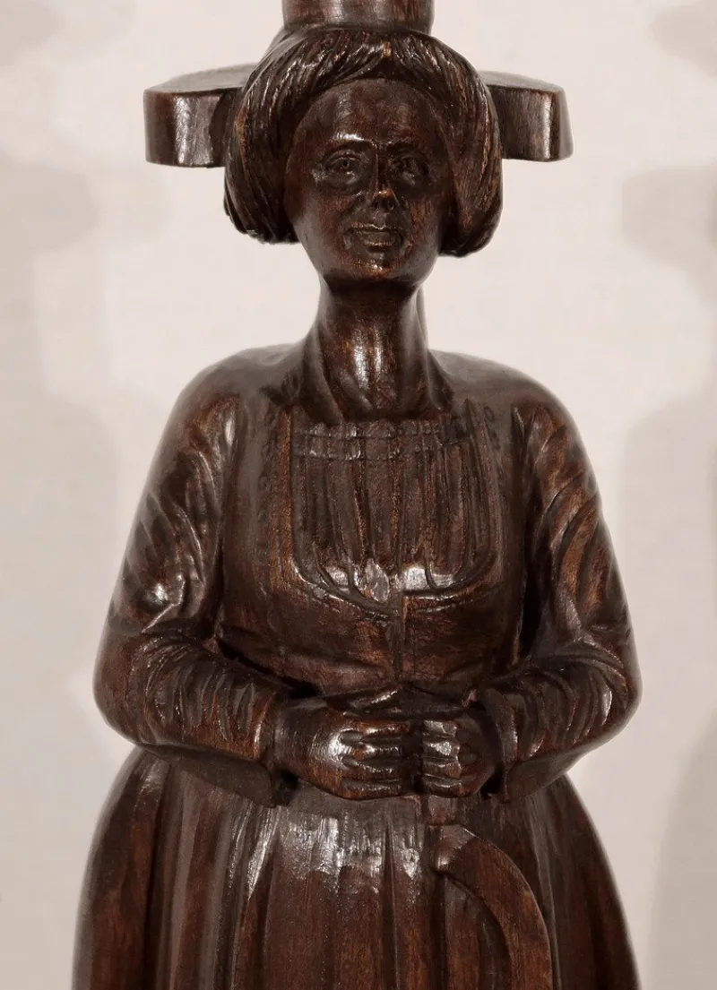 Best Pamono Pedestal in Chestnut - 1920s