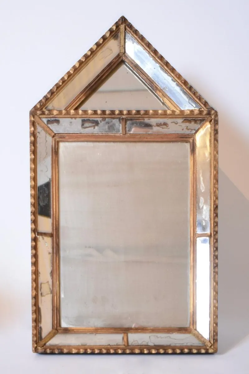 Pamono Pedestal Mirrors by Pierre Dariel dit Dolt, 1940s, Set of 2> Pedestals And Columns