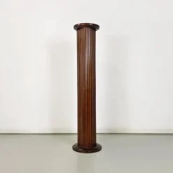 Pamono Pedestal or Column Display Stand in Wood, Early 1900s><noscript><img width=