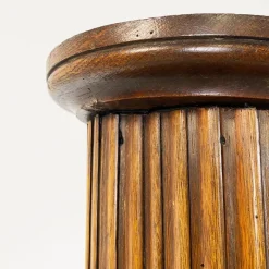 Pamono Pedestal or Column Display Stand in Wood, Early 1900s><noscript><img width=