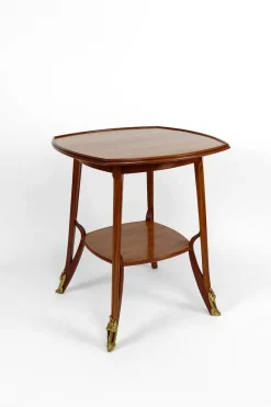 Pamono Pedestal Table attributed to Louis Majorelle, France, 1900s