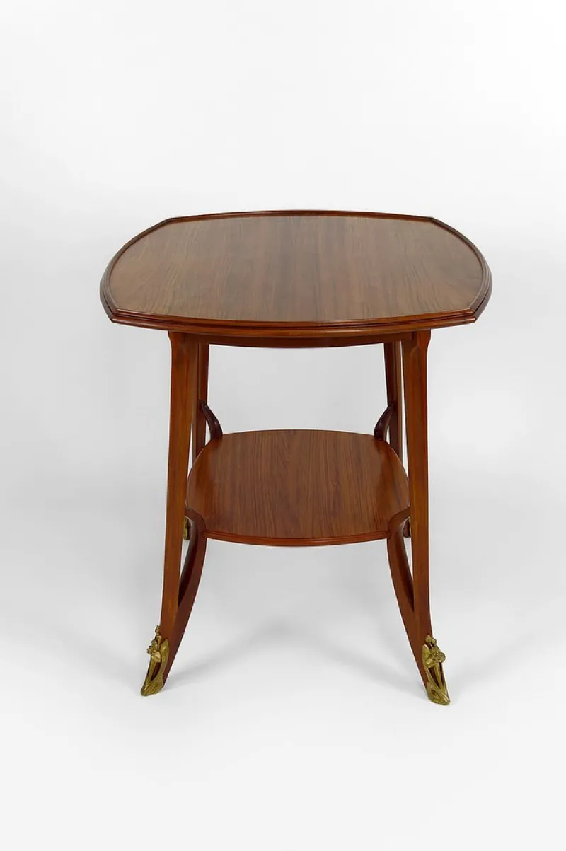 Pamono Pedestal Table attributed to Louis Majorelle, France, 1900s