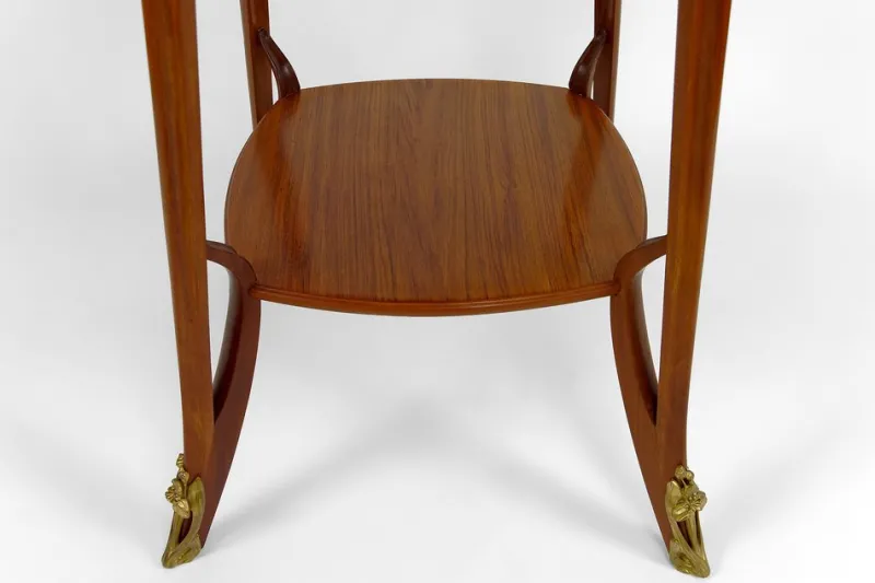 Pamono Pedestal Table attributed to Louis Majorelle, France, 1900s