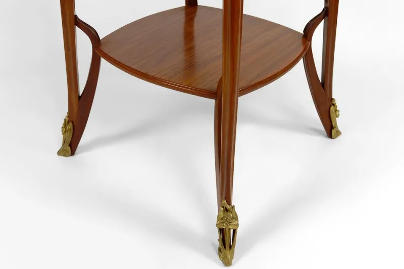 Pamono Pedestal Table attributed to Louis Majorelle, France, 1900s