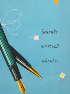 Hot Pamono Pelikan Advertisement, 1950s