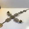 Pamono Pendant Cross Candleholder in Bronze, Greece, 1920s> Candleholders